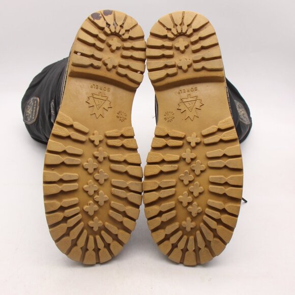 Sorel Kaufman Canada Snow Insulated Winter Men's Size 10 Boots Black - Picture 8 of 9